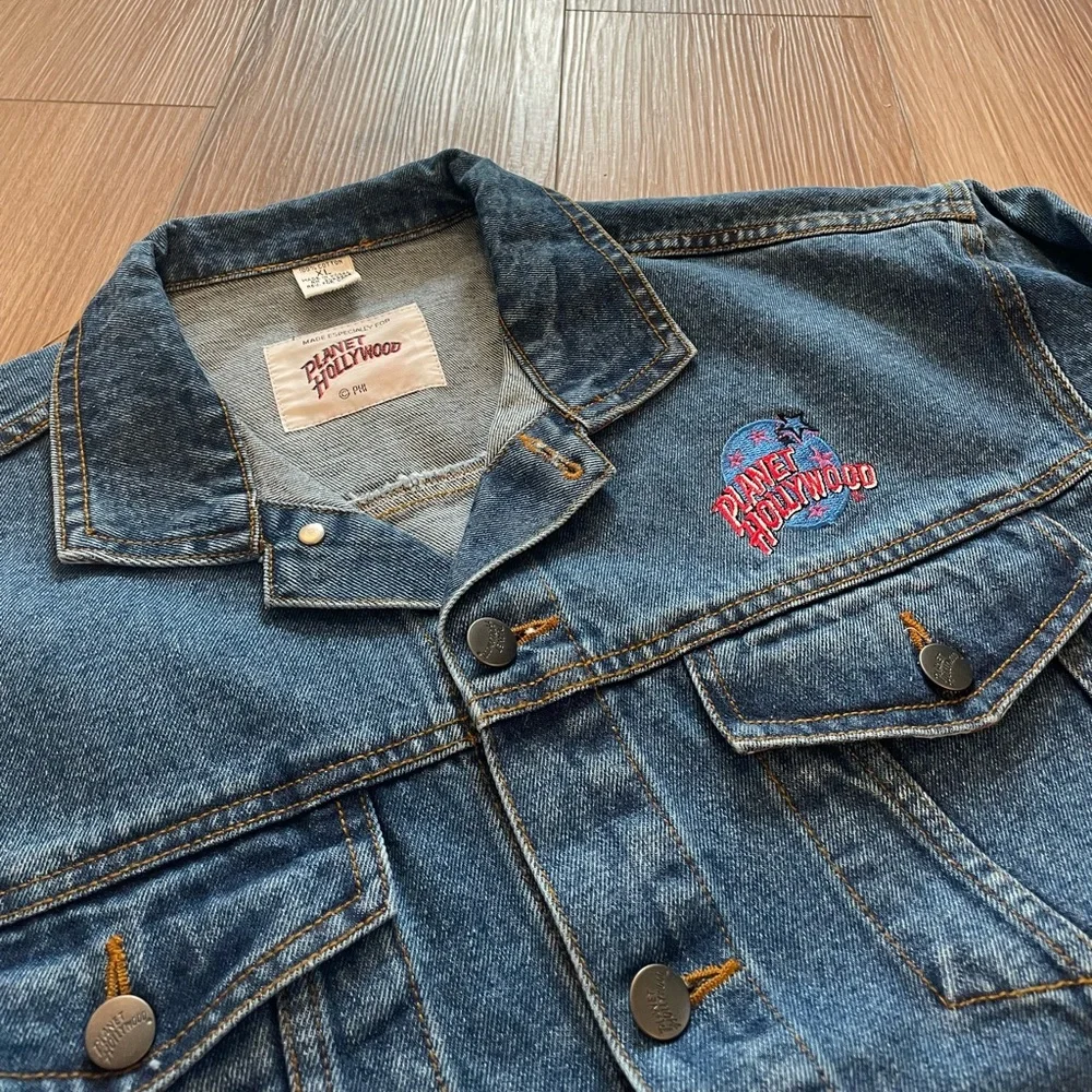 Vintage Planet Hollywood Denim Jacket - Picture 5 of 11